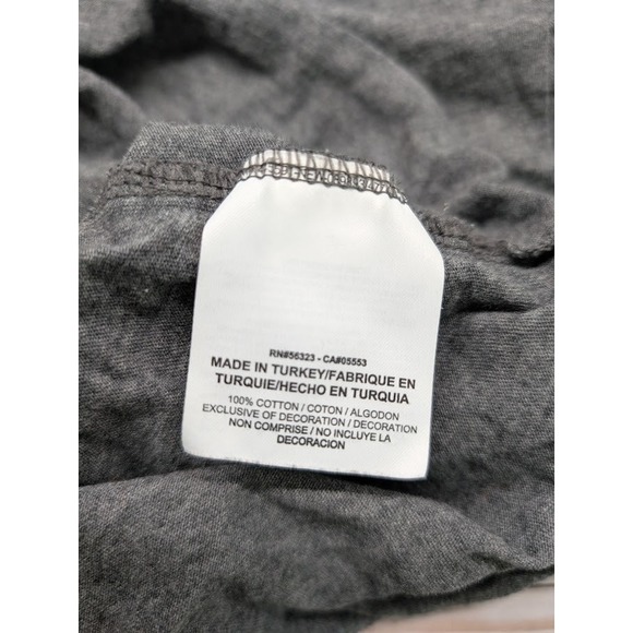 The Nike Tee Size XL JUST DO IT Graphic Gray Short Sleeve‎ Womens Top - Picture 7 of 8